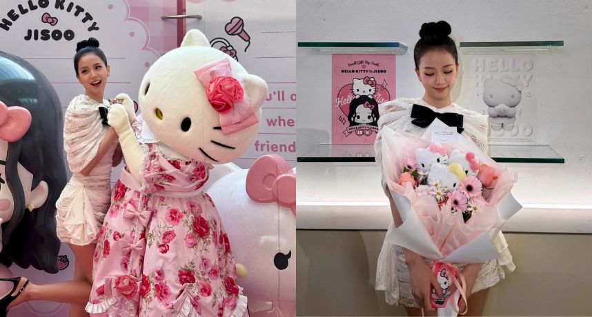 頭號粉絲成真！BLACKPINK JISOO 攜手 Hello Kitty 粉紅快閃店春節登台