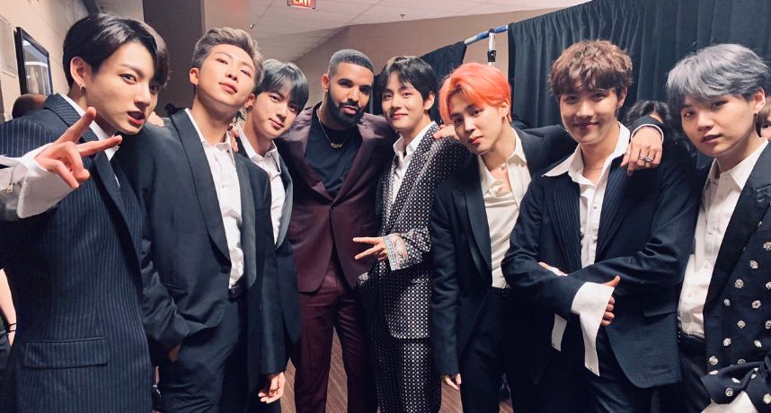 Drake新專輯驚喜致敬BTS！限動超真實反應曝光 網狂敲碗：「拜託一定要合作一次！」
