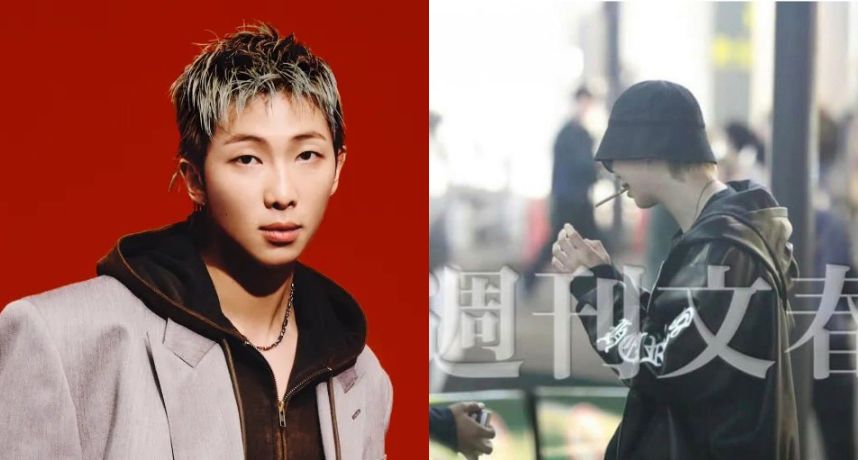 BTS RM 東京爆吸菸亂丟菸蒂引爭議！日媒直擊違規畫面　粉絲兩派激辯、HYBE無回應