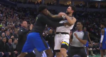 NBA/再度發生大規模暴動!魔術、灰狼球員「互毆+鎖喉」共5人遭到驅逐