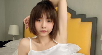 林明禎回台「隔離出關」!街頭甜美喝飲料 網暴動:空氣都變香了!