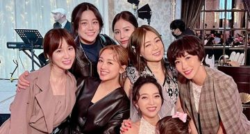 黑澀會「九妞妞」合體!Apple婚禮搶下貝童彤捧花 網嗨:滿滿回憶!