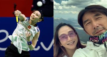 陶晶瑩夫妻檔祝戴資穎奪冠!截圖觀賽畫面「驚見簡體字」引網熱議