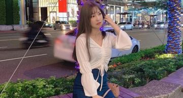 彎腰撿東西!樂樂「福利蛋露出」鏡頭全捕捉 網嗨:長腿超逆天