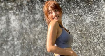 中路大開「炸深溝」!陳伊「濕身電臀」影片曝 網:好嗨!