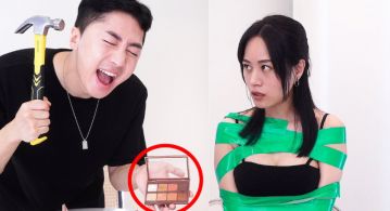 砸壞姐姐萬元化妝品!網紅弟「一手凹斷口紅」 網批:浪費