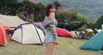裡面沒穿?陳伊曬照「半球掉出來」 網一看嚇壞:太兇了吧!