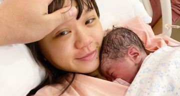 生了!彥婷生產20小時「噴淚想放棄」:謝謝來當我們的寶貝