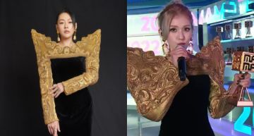 曾被笑批像泰國廟!混血韓星Somi主持MAMA「撞衫小S戰袍」笑翻網:又多了間行動神廟