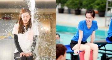 「Angelababy」傳耍大牌玩遊戲《奔跑吧》堅決不落水?!引發微博大批網友惡評不斷 深夜發文首出回應:冷和害怕都是真的!
