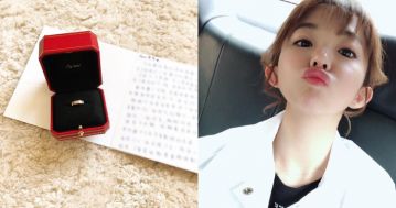 親愛的,我願意!童顏女神「郭書瑤」收下戒指甜蜜告白:我會永遠愛你