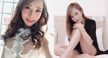 人氣實況主「咪妃」惹火比基尼玩衝浪!雪乳彈出網驚呼:這點閱率一定爆高!