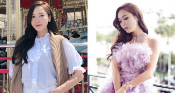 前少女時代成員「潔西卡」小露香肩出征坎城首映!絕美薰衣草禮服氣質逼人~網友:「美炸天」