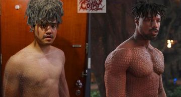低成本 Cosplay「黑豹反派」超爆笑 這位泰國男孩還能夠迅速變身薩諾斯!