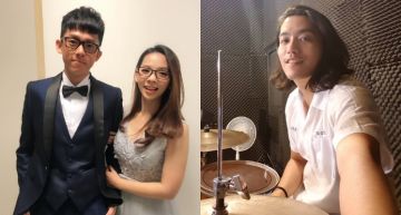 少女殺手「阿傑」燦笑歪頭甜秀「滴妹」合照 放大畫面網笑瘋:「阿滴」在你後面,他非常的火