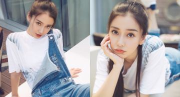 修圖無極限!女神「Angelababy」慘變「大腳婆」網抓包:膚色簡直「黑白郎君」!