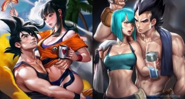 看過激情版「白龍 CP」嗎?外國插畫家將《七龍珠》、《海賊王》大改造 真人版「遊戲」竟意外帥翻...
