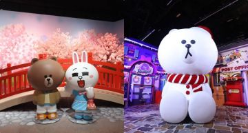「LINE FRIENDS世界巡迴之旅」正式啟航!穿上聖誕服裝的白色熊大也太可愛了吧!