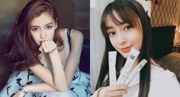 瀏海像被狗啃!「Angelababy」剪斷長直髮 網一看「撞臉資深女演員」!