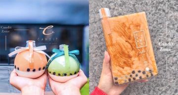 喝「Candit |康荻新食」的飲料就是一種時尚!試管狀、燈泡狀...玻璃瓶身美到喝完飲料都捨不得丟