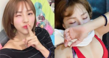 這樣太危險!「熊熊」低胸背心健身 練推舉「犯規擠壓」G罩杯快滿出來
