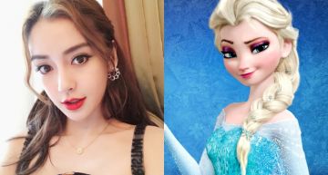 超夢幻生日派對!「Angelababy」100%還原「艾莎女王」 網跪:這顏值真的服氣!