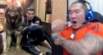 「大雄」主人都咬!「館長」直播遭咬氣炸「真想一拳灌下去」 痛罵愛犬:除了咬人還會幹嘛