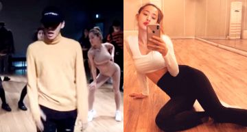 男團練舞...背後Dancer穿「肉色緊身衣」!網一看「上圍太尖挺」IG被神出來了!
