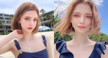 21歲混血女模「不科學長相」爆紅! 神出IG滿版泳裝 「芭比身材」 20萬人狂讚!