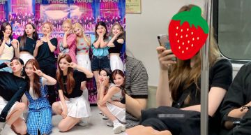 搭地鐵「滑手機長髮妹」皺眉也超仙!網激動認出 是「JYP女團成員」!