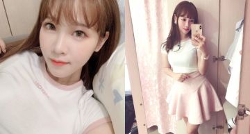 胸口開到下腹!「咪妃」惹火cos服露「南半球」:胸部太大了,我的點點一直露出來