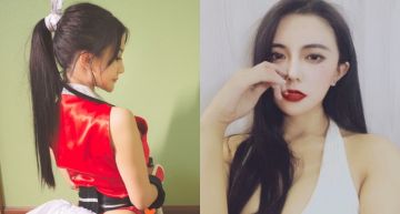 「童顏巨乳」殺狠大!「超兇實況主」敬業cos不知火舞 網驚:沒穿內褲?