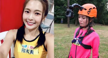 《綜藝新時代》挑戰「高空盪鞦韆」!「小豬」黃沐妍懼高暴哭 撕裂尖叫:好可怕…
