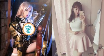 咪妃性感cos照衝破尺度「半球見客」!「超兇乳量」不科學網笑翻:上次在淘寶…