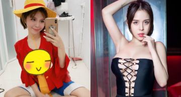 「H版李毓芬」釦子沒扣!Cos照「魯夫 → 乳夫」 車頭燈太兇「衣服遮不住」!