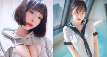 「清純蘿莉」運動服捲到胸上!「E級巨球」壓牆…褲子掛腿跟辣露「屁股蛋」!
