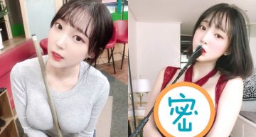 清純網紅「黑色星期五」福利放送!小馬甲緊卡「E級巨球」…甜問:有什麼需要~