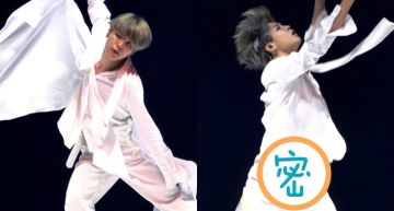 BTS「Jimin」表演驚見「放送事故」!一跳躍…「拉鍊直接大開」 粉絲急安慰:像天使!