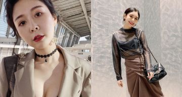 Albee「壞壞校長裝」嗨翻尾牙!大衣裡面藏「挖洞露球小可愛」 網吶喊:想摳洞洞!