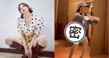 泫雅「三角激短熱褲」深蹲!腳踩白色高跟「一上一下」:都看到縫了!