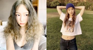 太妍穿短裙「大走光」!鏡頭「由下往上拍」…裙下「黑黑的」全露出!