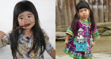 9歲超越「170cm媽媽胸口」!曹格女兒辣穿中空裝 網噴血:變成少女了~