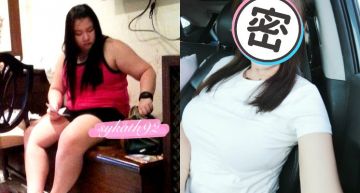 一度胖到超過90公斤!「超兇」正妹公開對比照:以前肚子的肉會垂下來