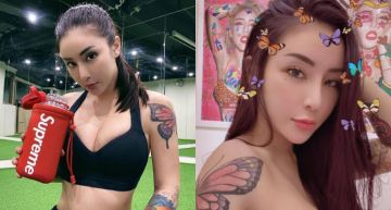 梁云菲泡澡拉筋一轉身「暈暈」見人!渾圓飽滿線條超高清 網嗨:收下我膝蓋!