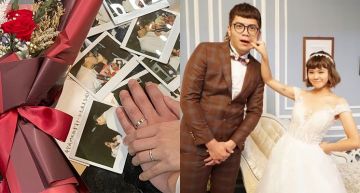 還原求婚現場!「巨人」單膝跪下「大出錯」 彥婷淚崩秒喊:願意願意