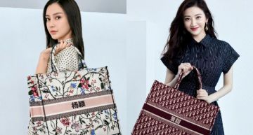 在包包刺上中文名!Angelababy「代言照曝光」 網:Dior宣告不治