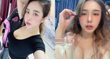 影/誠意回歸!實況兇妹「開洞戰袍」曬深溝 一彎腰巨球險掉出!