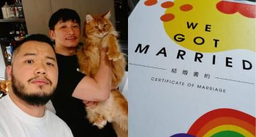 愛情長跑9年結婚啦!「張惠妹經紀人」陳鎮川套牢男友 網:早餐店交換戒指好浪漫!
