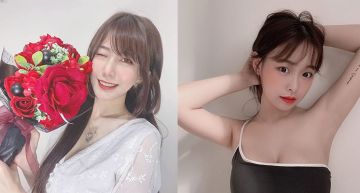 夏日泳池趴!實況兇妹「越穿越少」秀深溝 網:太有誠意了!