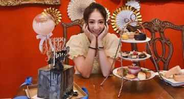 林采緹洋裝中洞大開!神秘三角形「溢出飽滿雙球」 多人狂歡畫面曝光!